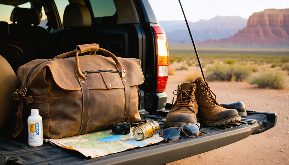 pack essentials for exploration