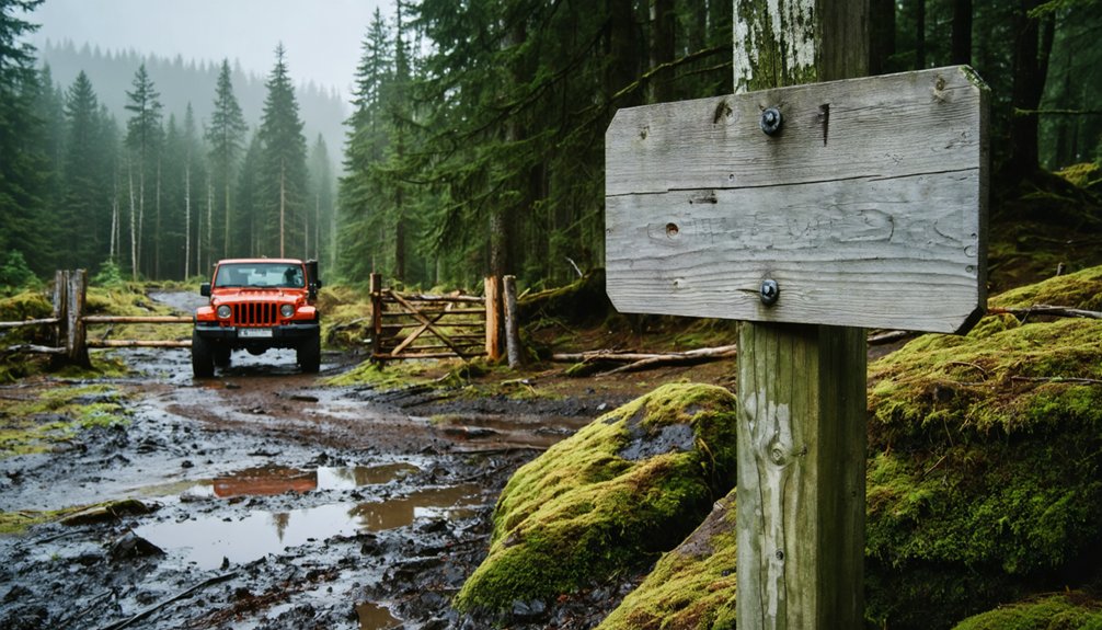 prepare for muddy trails