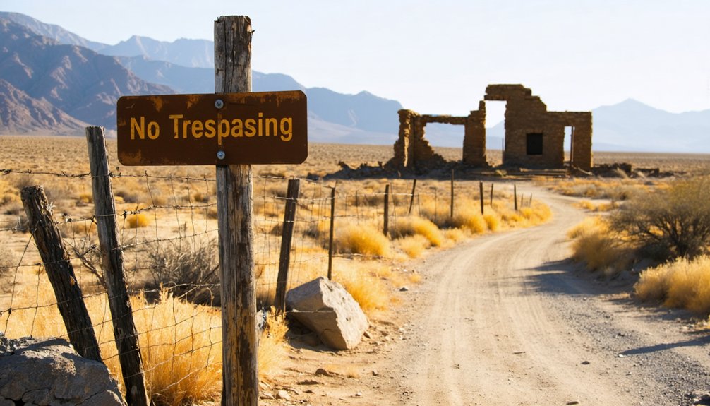 respect private property boundaries