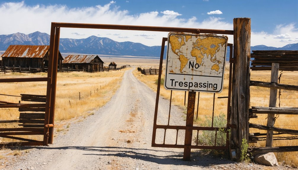 respect private property boundaries