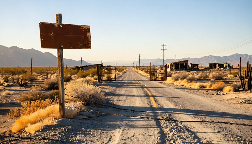 restricted access ghost town