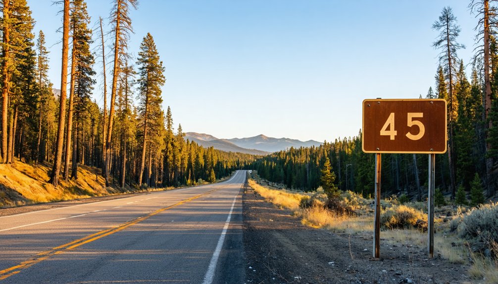 scenic drive to granite