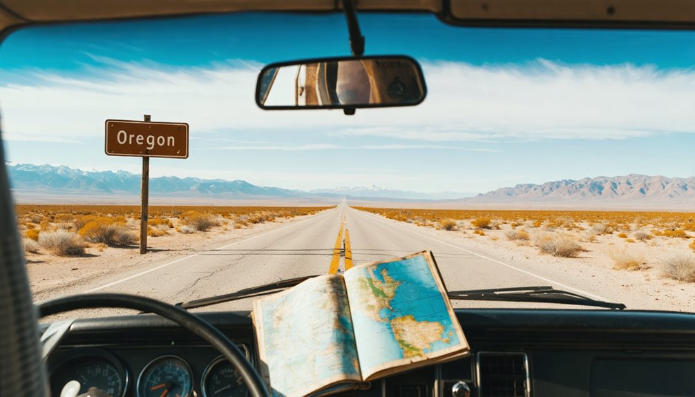 scenic gravel road adventure