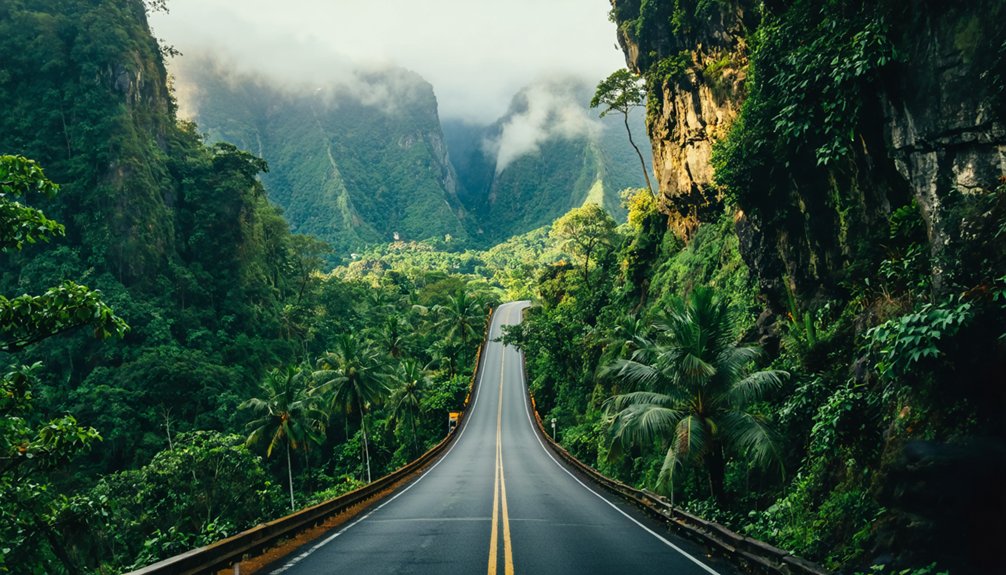 steep nerve wracking descent