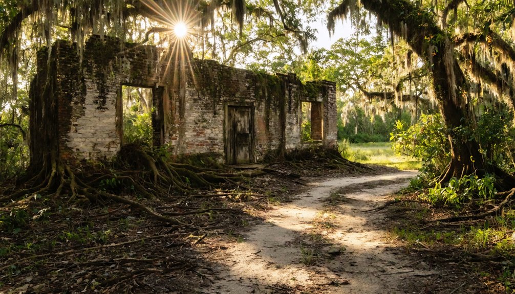trails through historical ghost town