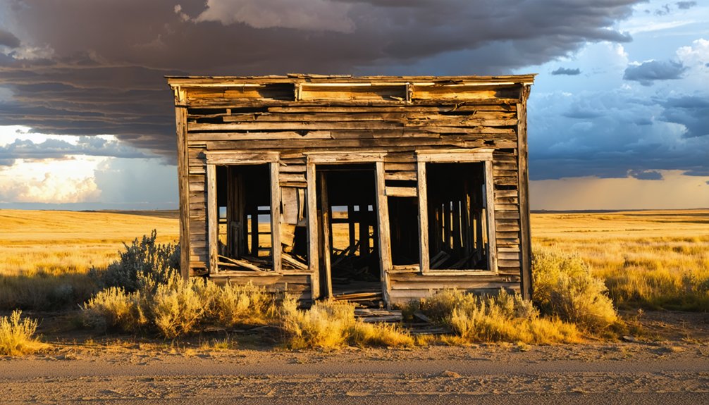allerton ghost town remnants