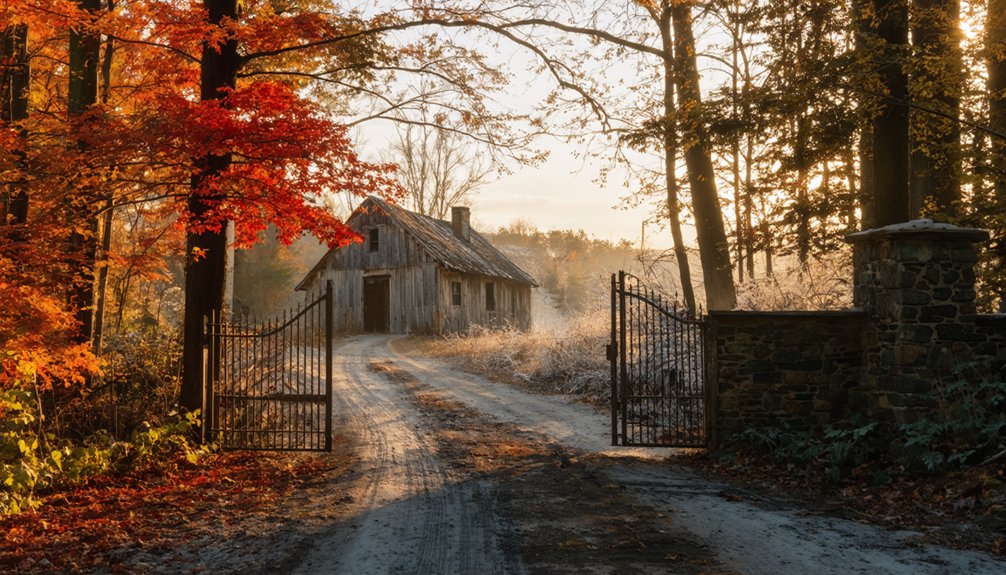 autumn exploration of ruins