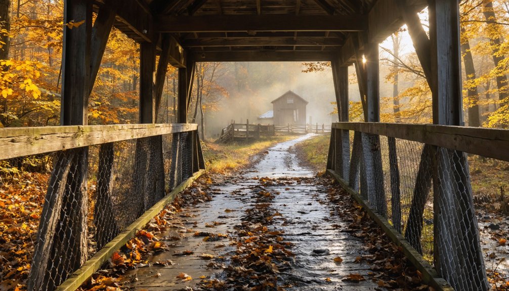 covered bridges and trails