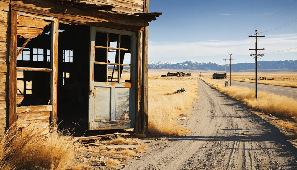 decline of a mining town