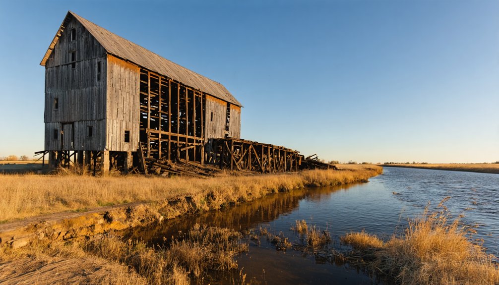 disappeared river settlements history