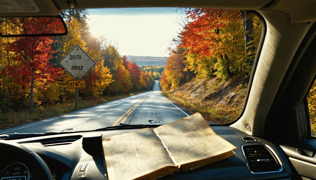 fall foliage and exploration