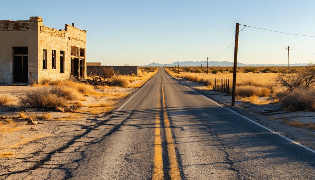 historic texas paved road