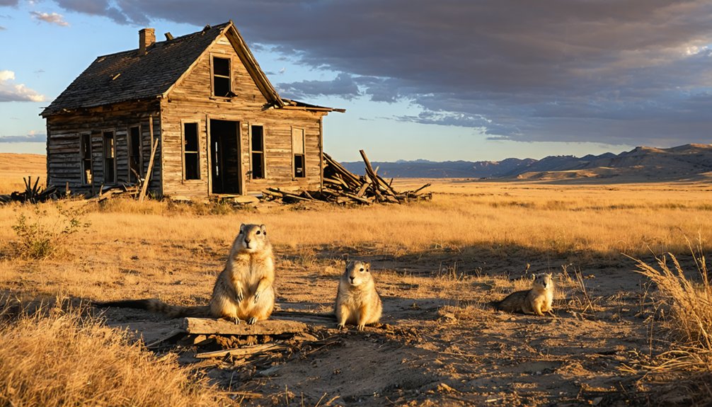 nature reclaims urban ruins