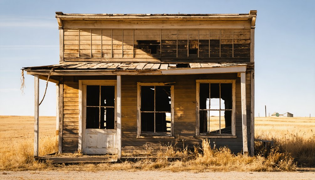 railroad bypassed town vanished