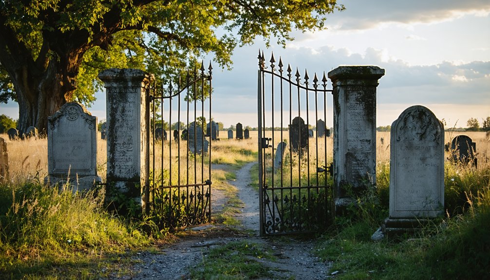 respect private burial grounds