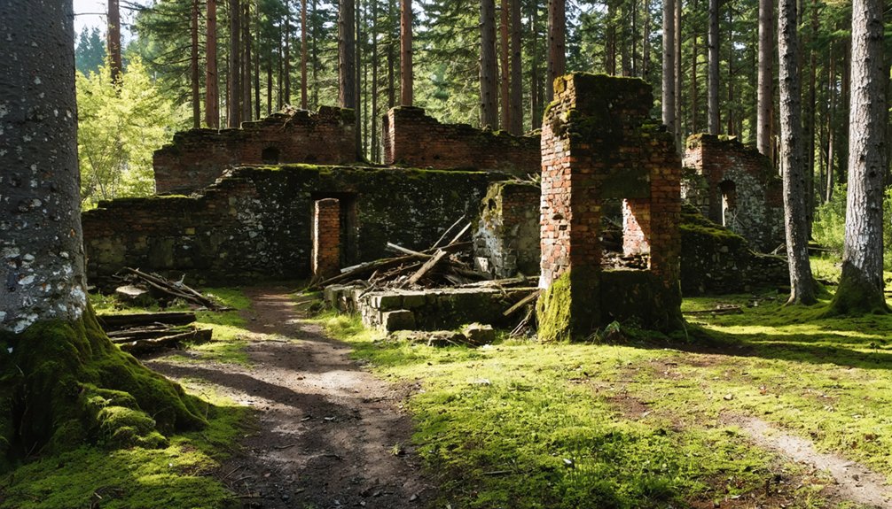 ruins embraced by nature