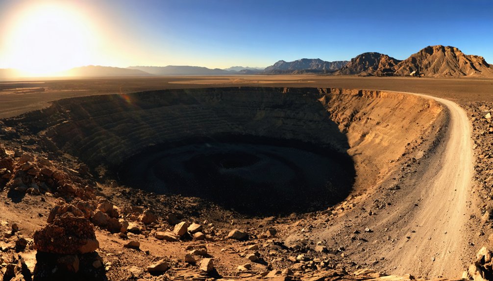 volcanic crater geological treasure