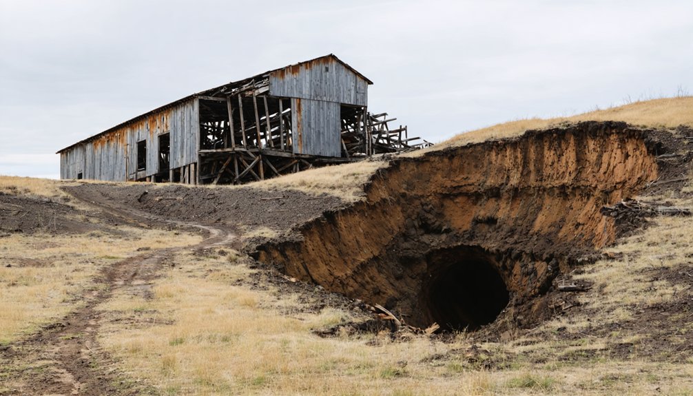 abandoned camp treacherous terrain