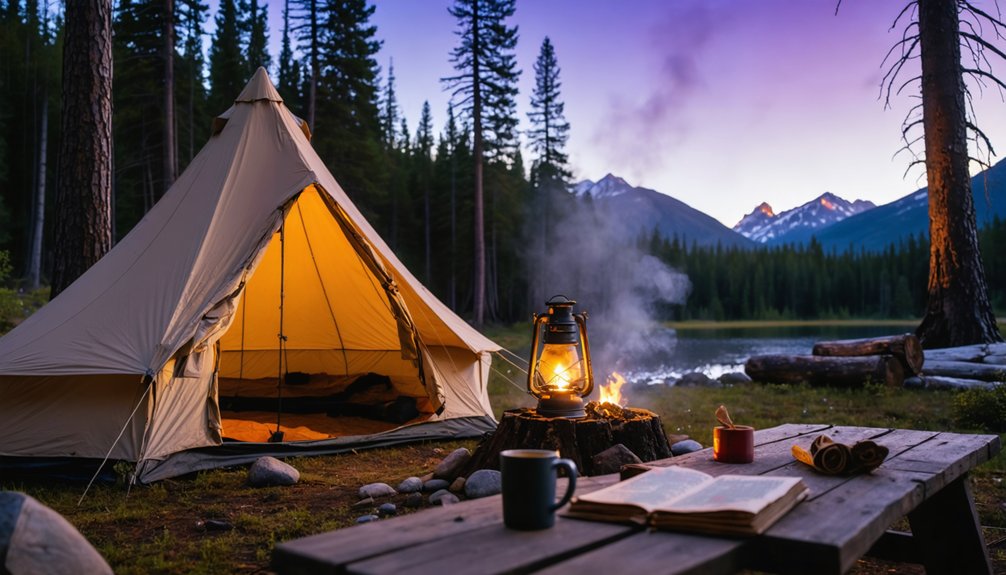 camping options near gould