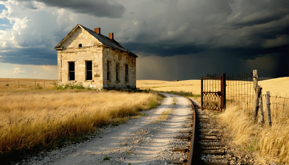 cemeteries rail traces towns