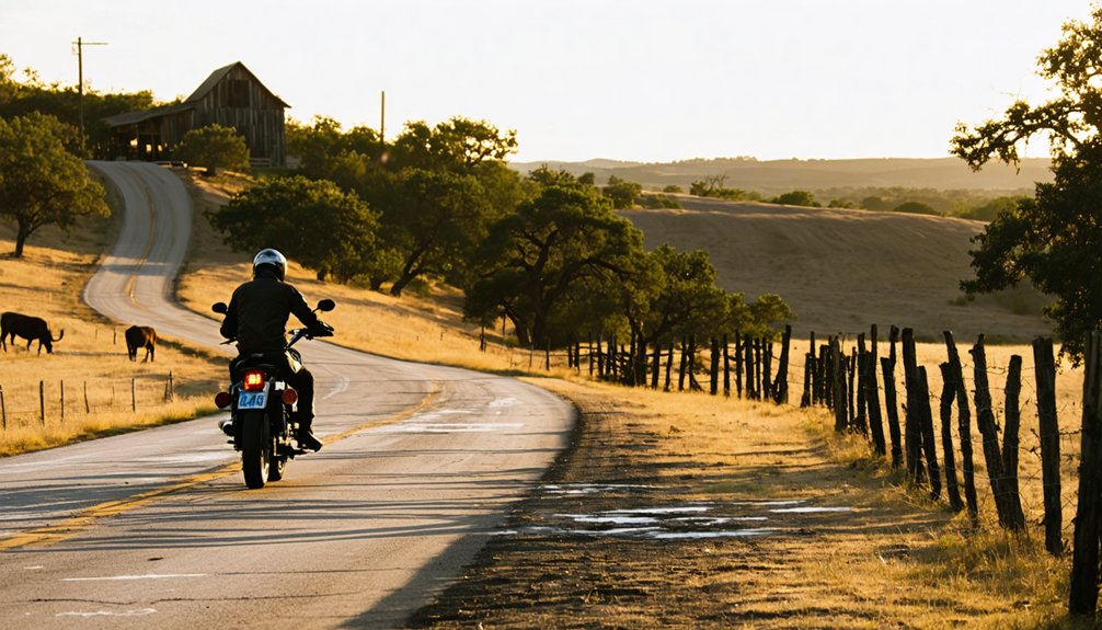 curvy texas hill country