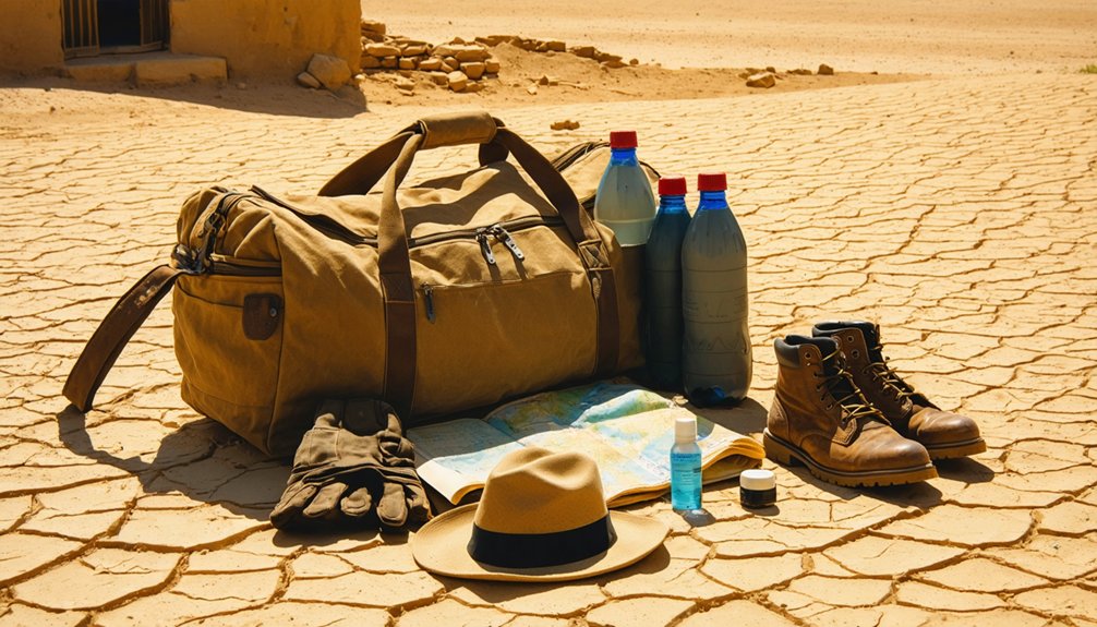 desert adventure packing essentials