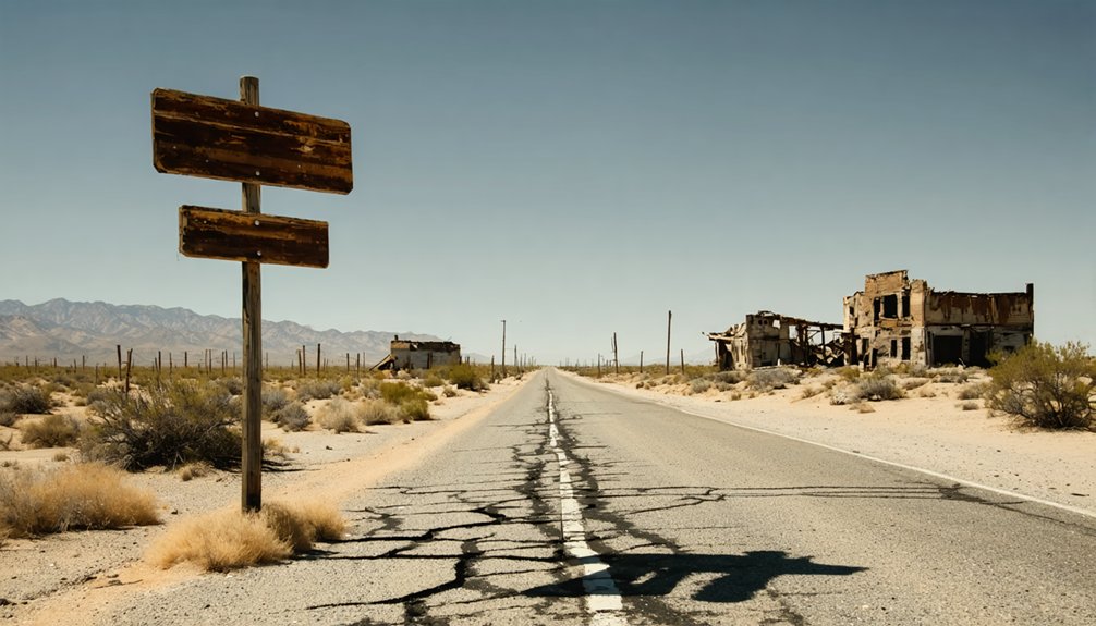 desert ghost town remnants