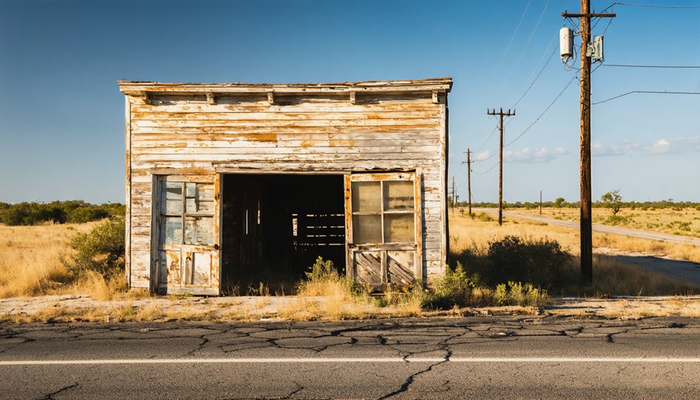 explore adkins ghost town