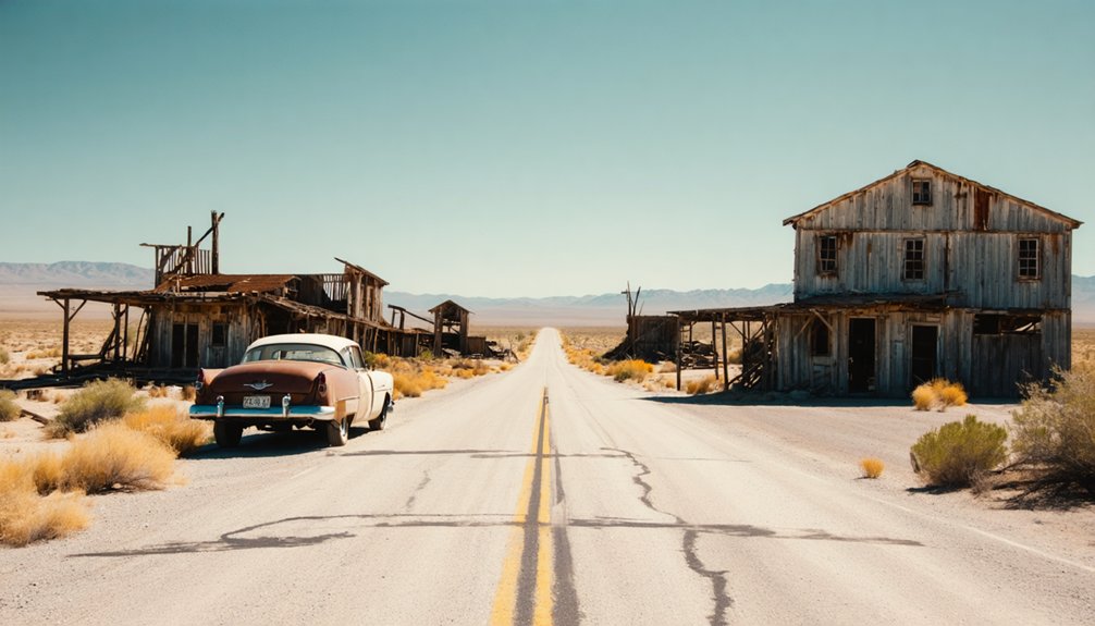 explore broken hills ghost town