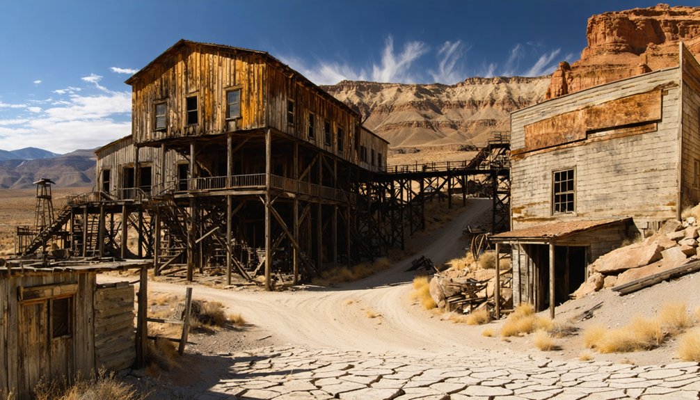 explore cerro gordo ghost town