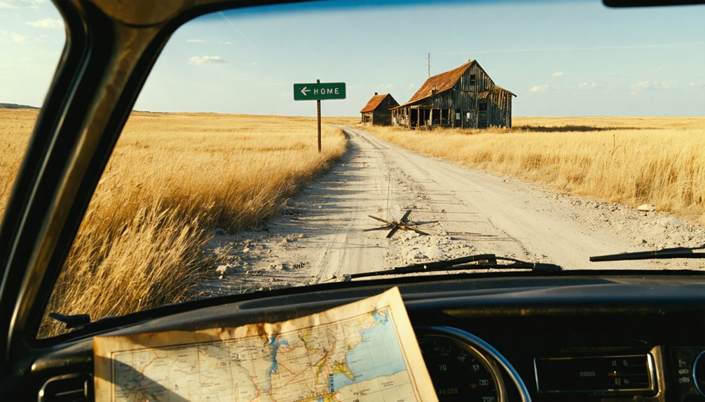 explore remote ghost town