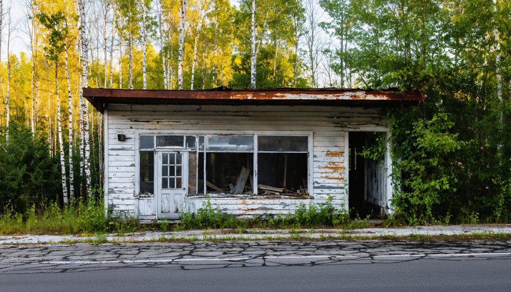 ghost town of logging