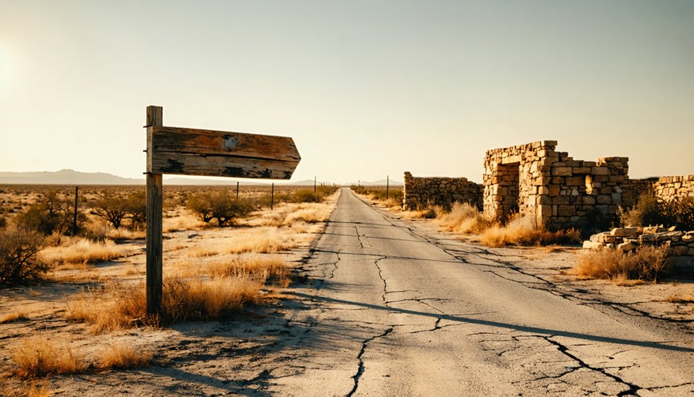 ghost town with history