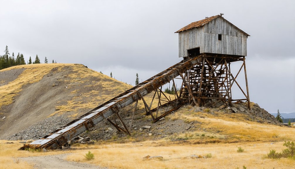 golden s historic mining structures