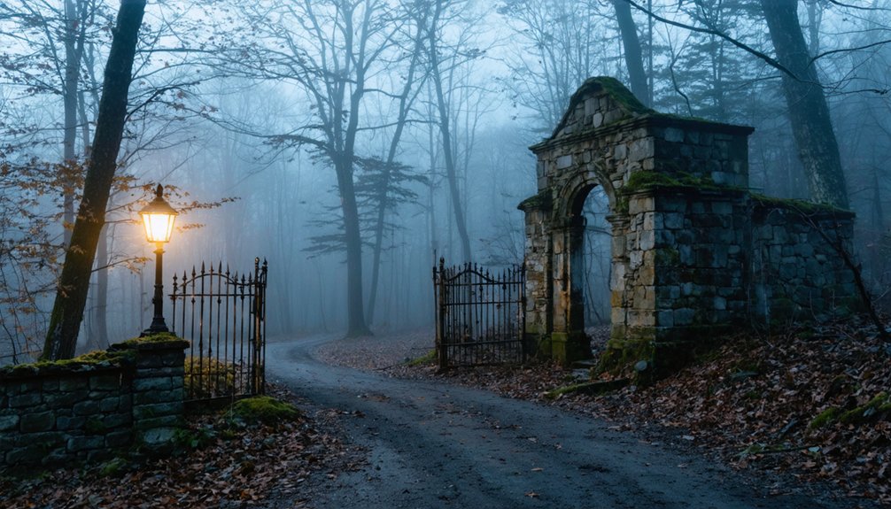 haunted road with disappearances