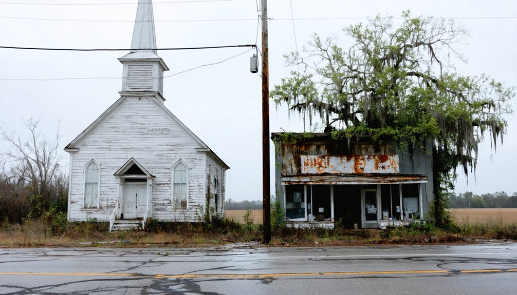historic churches and store