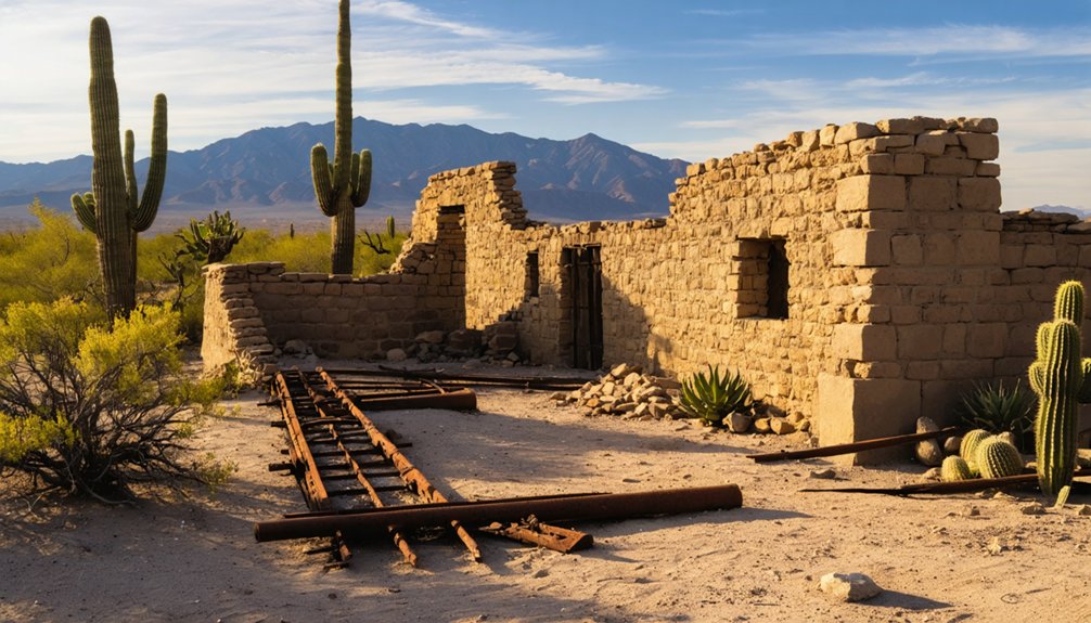 historical frontier camp ruins