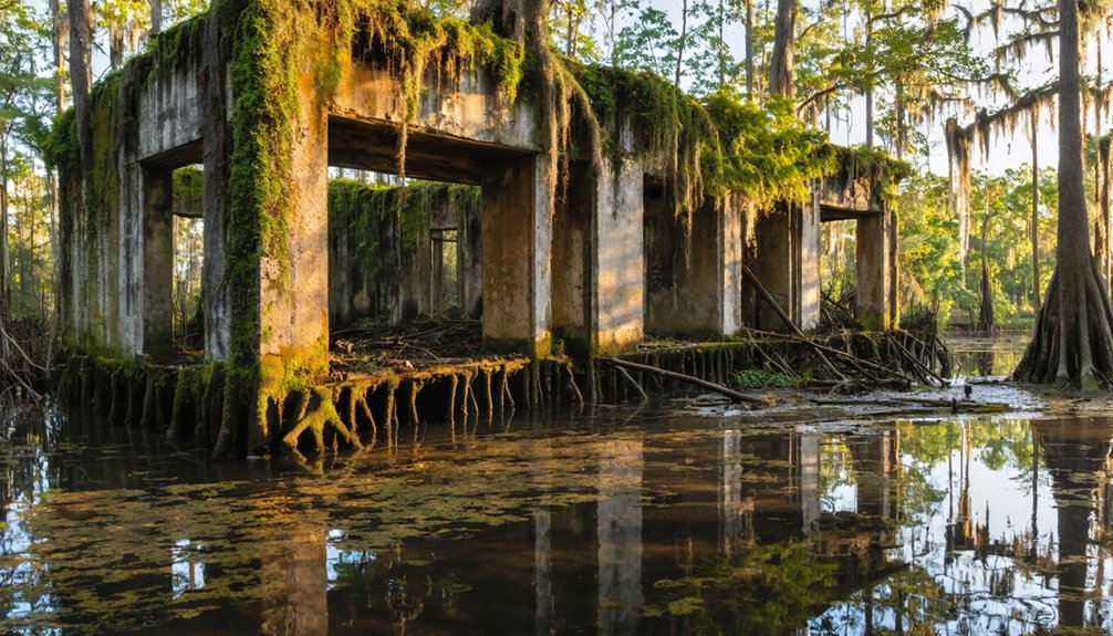 nature reclaims sherburne s history