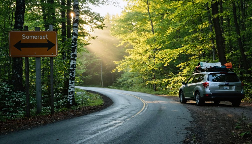 navigate logging roads adventure