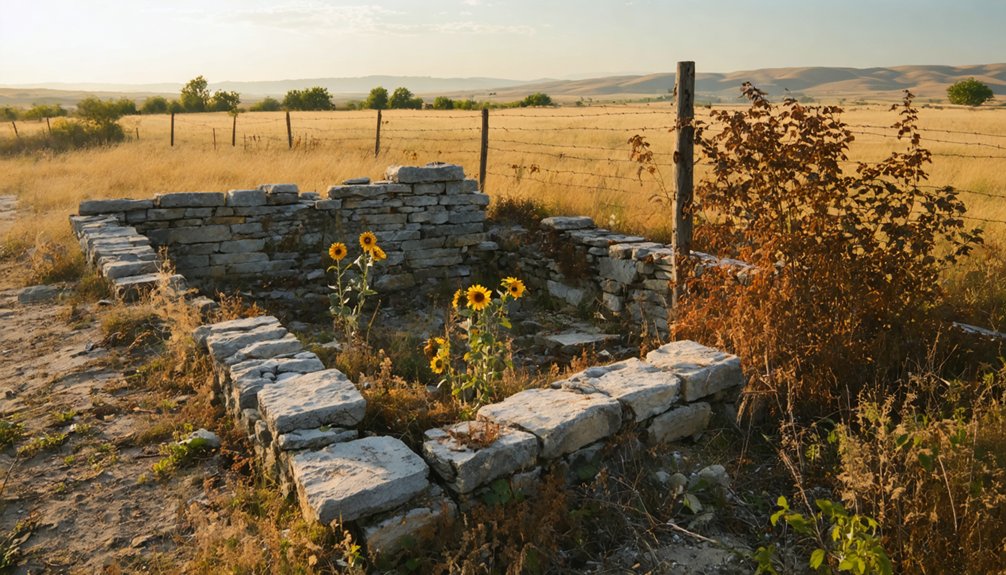 remnants of aaron townsite