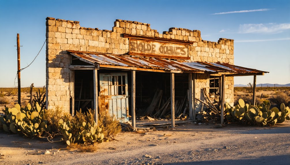 ruins of a forgotten town