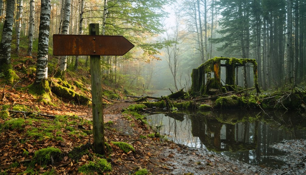 abandoned towns follow patterns