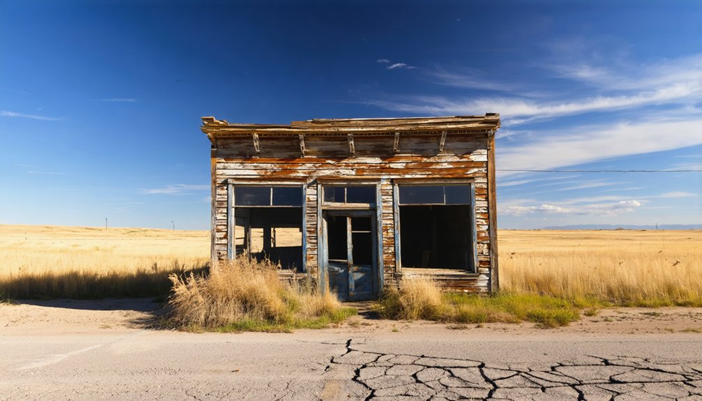 authentic abandoned mining town