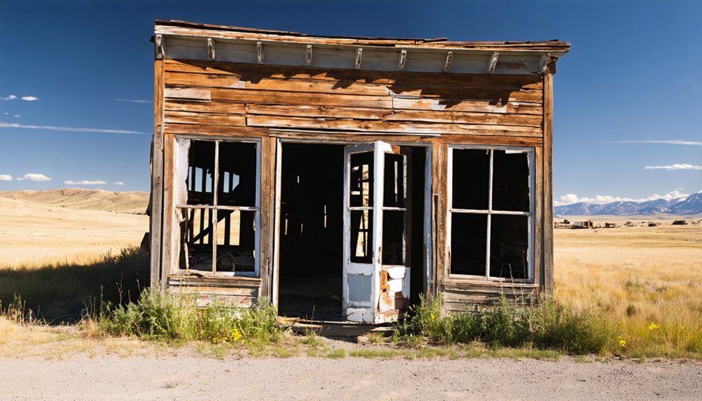 authentic frontier ruins remain
