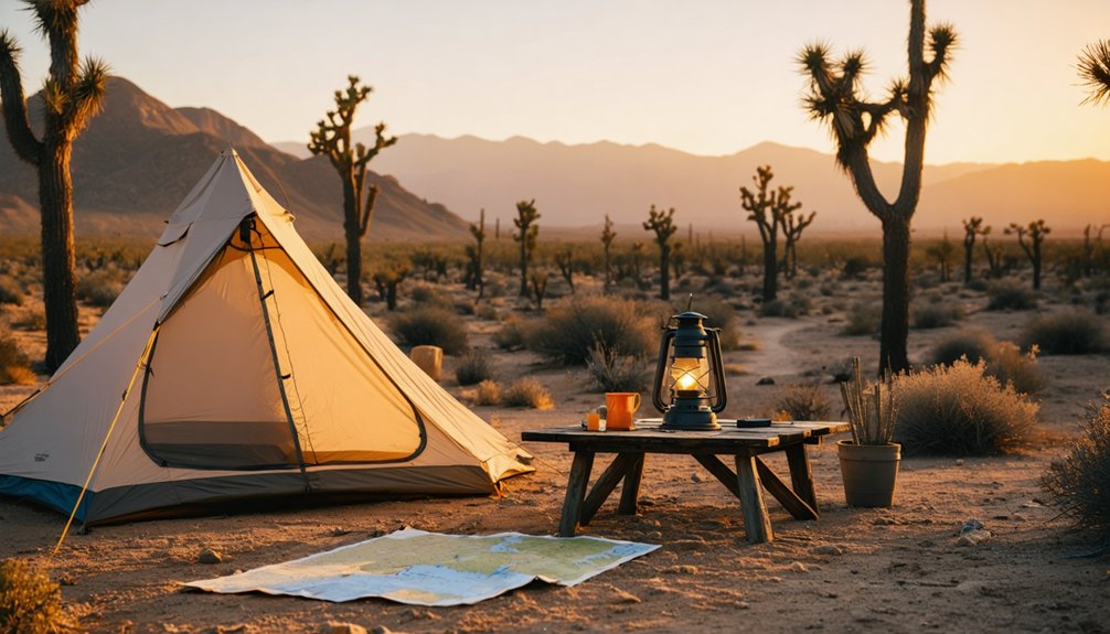 camp stay explore linger