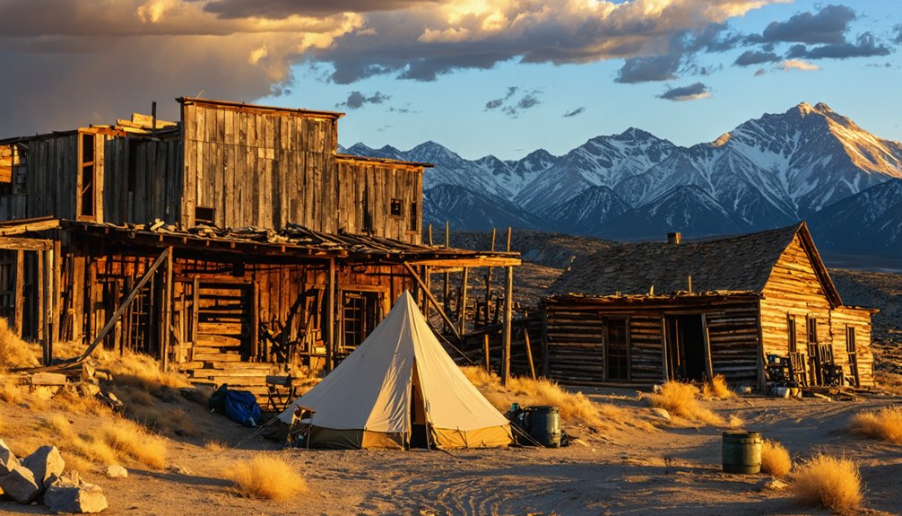 camping among historic groves