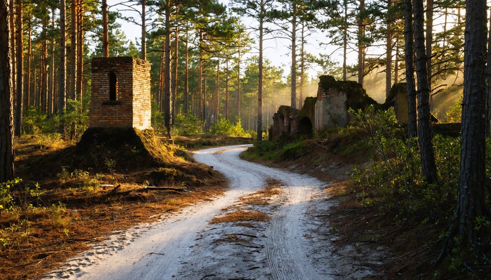 explore abandoned pinelands towns