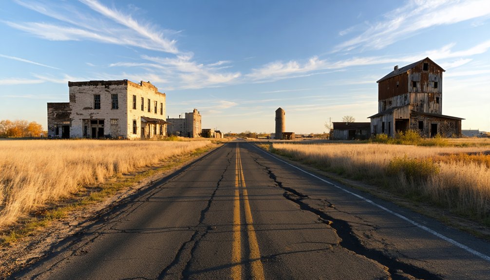 explore submerged town remains