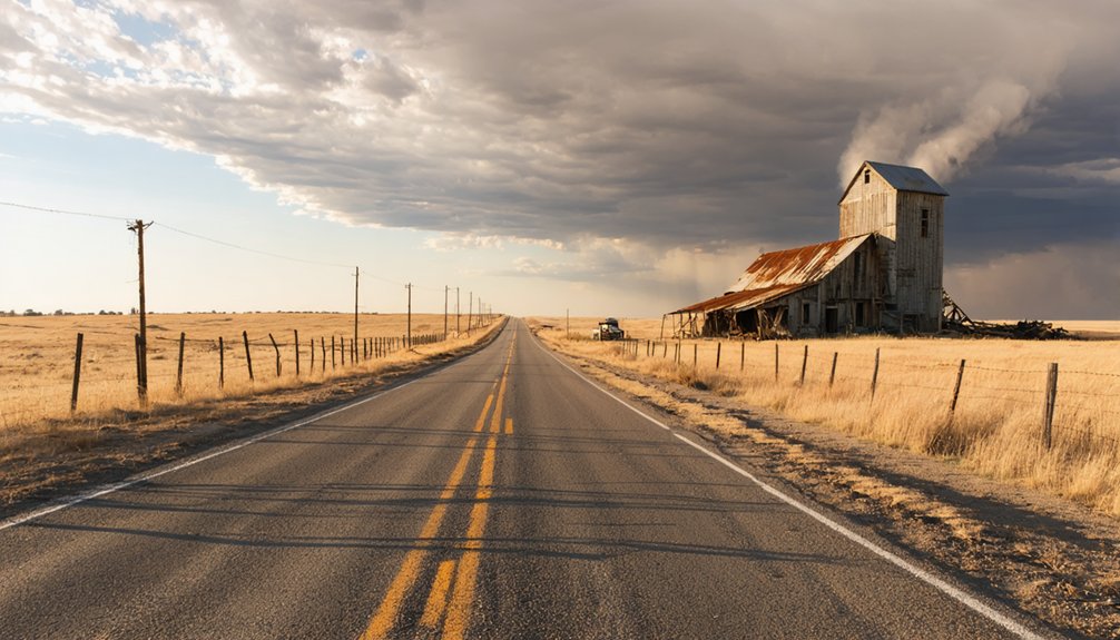 exploring fading ghost towns