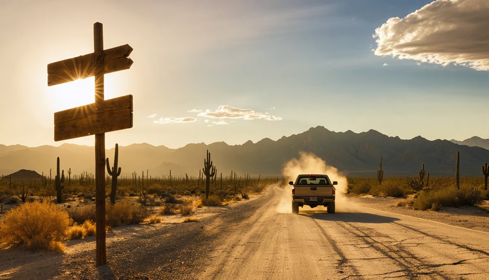 follow stanton dirt road